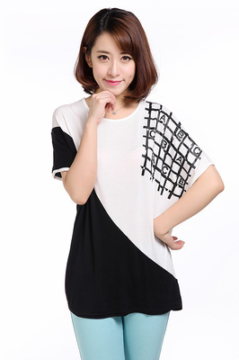 2014.5.8 別有天夏季新款簡(jiǎn)單T恤 661 - 別有天 - T恤 四季青服裝批發(fā)網(wǎng)